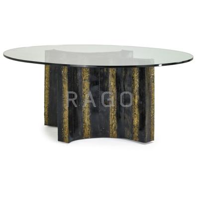 Appraisal: PAUL EVANS - DIRECTIONAL Rare dining table PE USA s