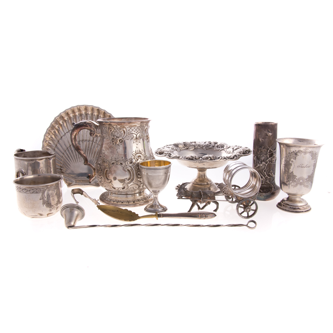 Appraisal: A collection of misc sterling table articles pieces comprising Gorham