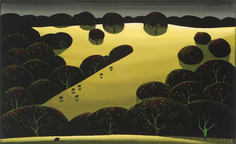 Appraisal: Eyvind Earle - Carmel CA Cattle Country