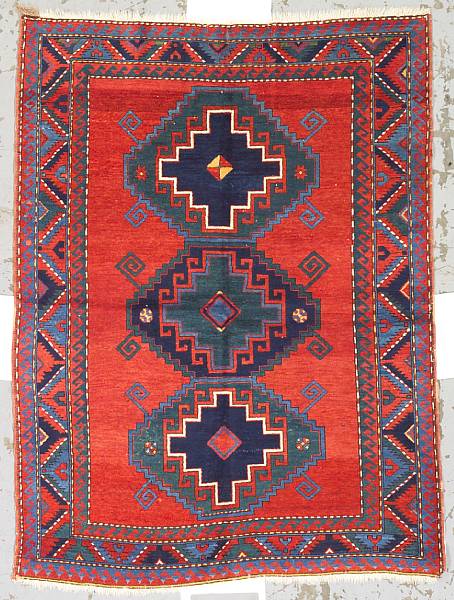 Appraisal: A Kazak rug size approximately ft in x ft