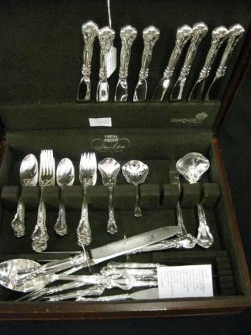 Appraisal: Sterling Silver Flatware Chantilly by Gorham service for with servers