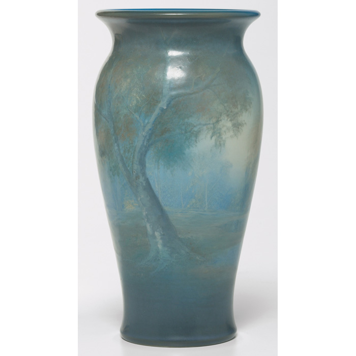 Appraisal: Exceptionally fine Rookwood vase large shape in a Vellum glaze