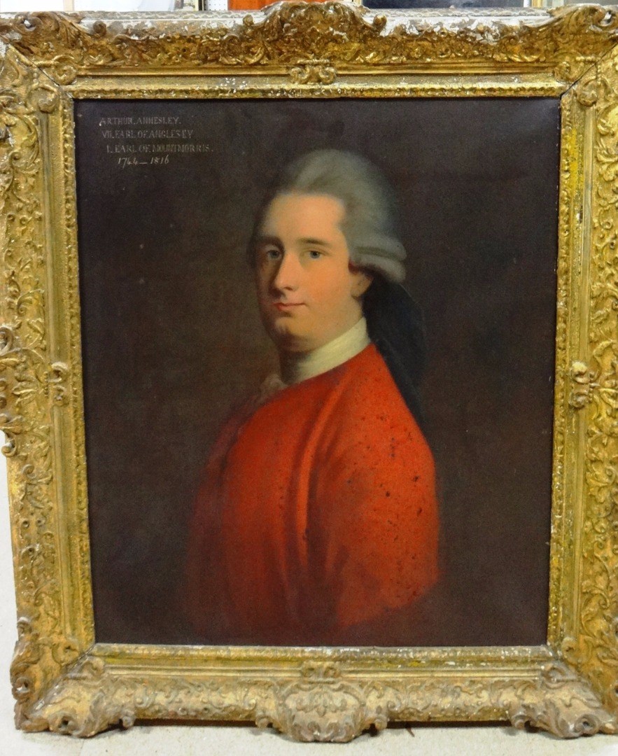 Appraisal: English School th century Portrait of Arthur Annesley Earl of