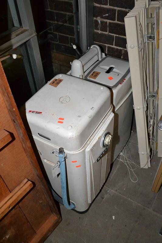 Appraisal: ncv TWO 'S VINTAGE WASHING MACHINES TWO 'S VINTAGE WASHING