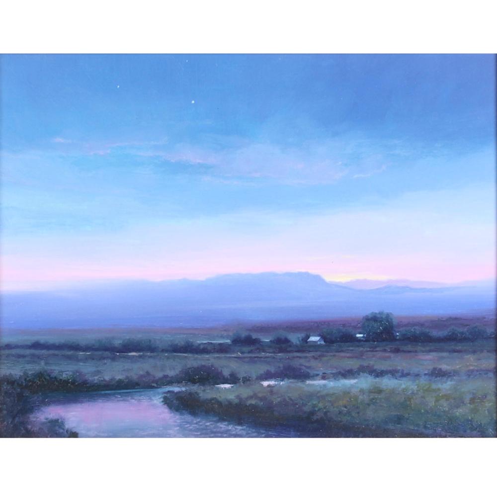 Appraisal: MICHEAL GODFREY AMERICAN TH CENTURY RIO GRANDE MORNING OIL ON