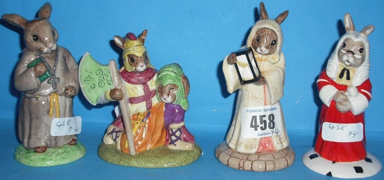 Appraisal: Royal Doulton Bunnykins figures Sands of Time DB Friar Tuck