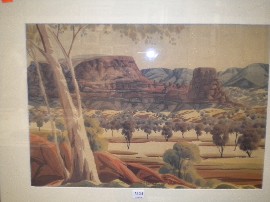 Appraisal: WALTER EBATARINJA CENTRAL DESERT WATERCOLOUR