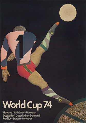 Appraisal: FRITZ GENKINGER - WORLD CUP x inches x cm Condition