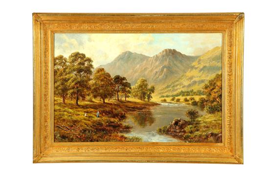 Appraisal: LANDSCAPE PAINTING AMERICAN SCHOOL LATE TH CENTURY Oil on canvas