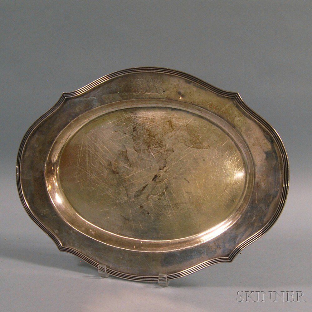 Appraisal: Roger Williams for Chester Billings Son Oblong Sterling Silver Tray