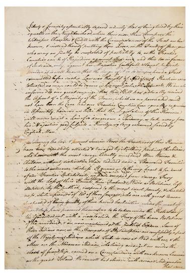 Appraisal: SMITH Matthew and James GIBSON Contemporary manuscript draft of the