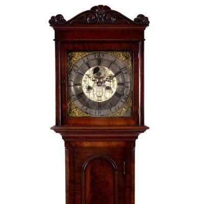 Appraisal: An th Century mahogany cased penny-moon longcase clock Richard Hornby