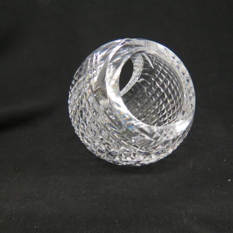 Appraisal: Waterford Cut Crystal Basket rounded excellent