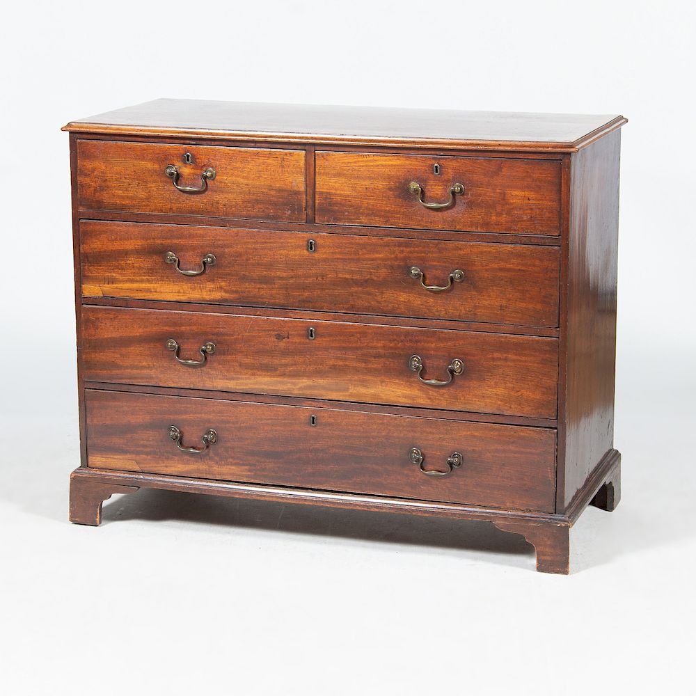 Appraisal: George III Mahogany Chest of Drawers x x in Property