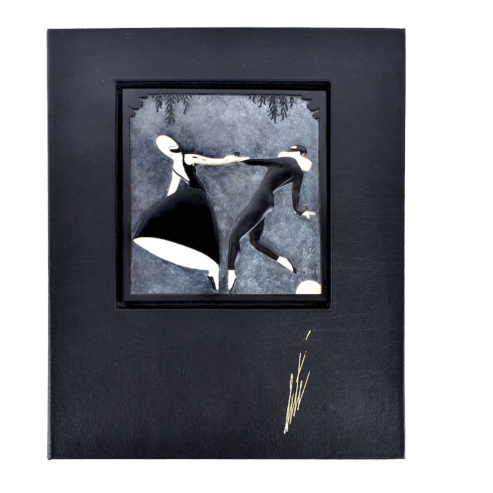 Appraisal: Erte Book Erte Bronze Mounted Erte at Ninety Five The