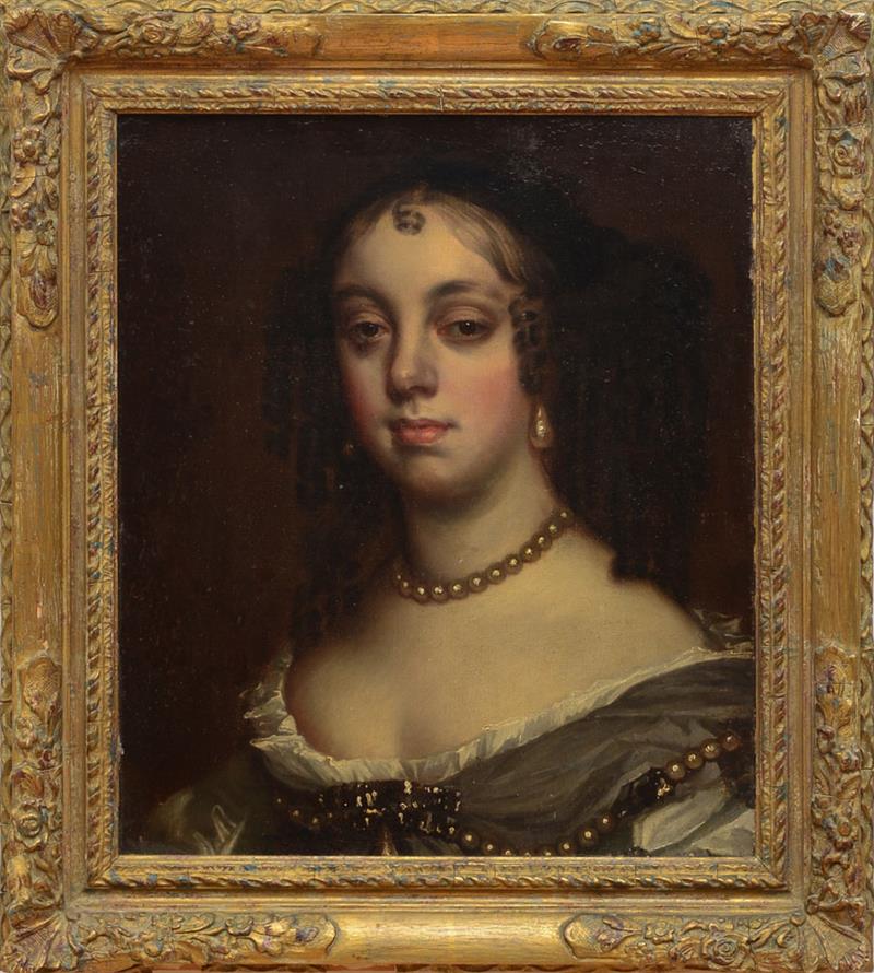 Appraisal: STUDIO OF SIR PETER LELY - PORTRAIT OF CATHERINE OF