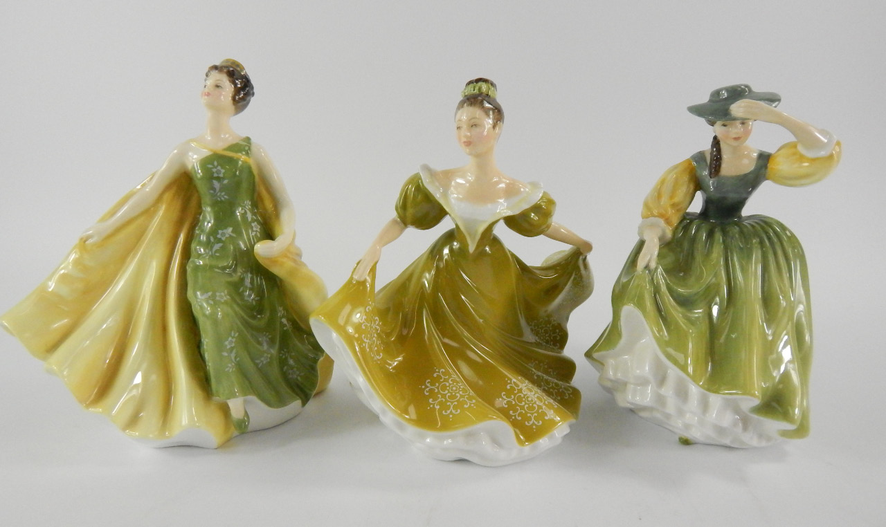 Appraisal: Three Royal Doulton figures compring Buttercup HN Alexandra HN and