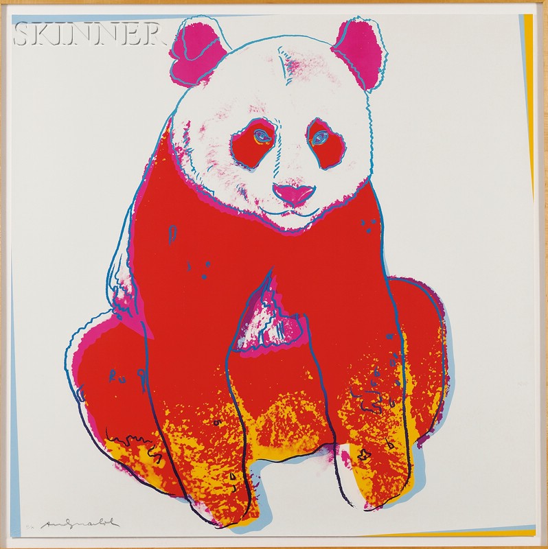 Appraisal: Andy Warhol American - Giant Panda from ENDANGERED SPECIES total