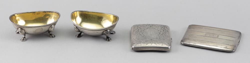 Appraisal: FOUR STERLING SILVER ITEMS APPROX TROY OZ FOUR STERLING SILVER