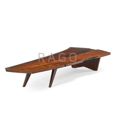 Appraisal: GEORGE NAKASHIMA - NAKASHIMA STUDIOS Slab II coffee table New