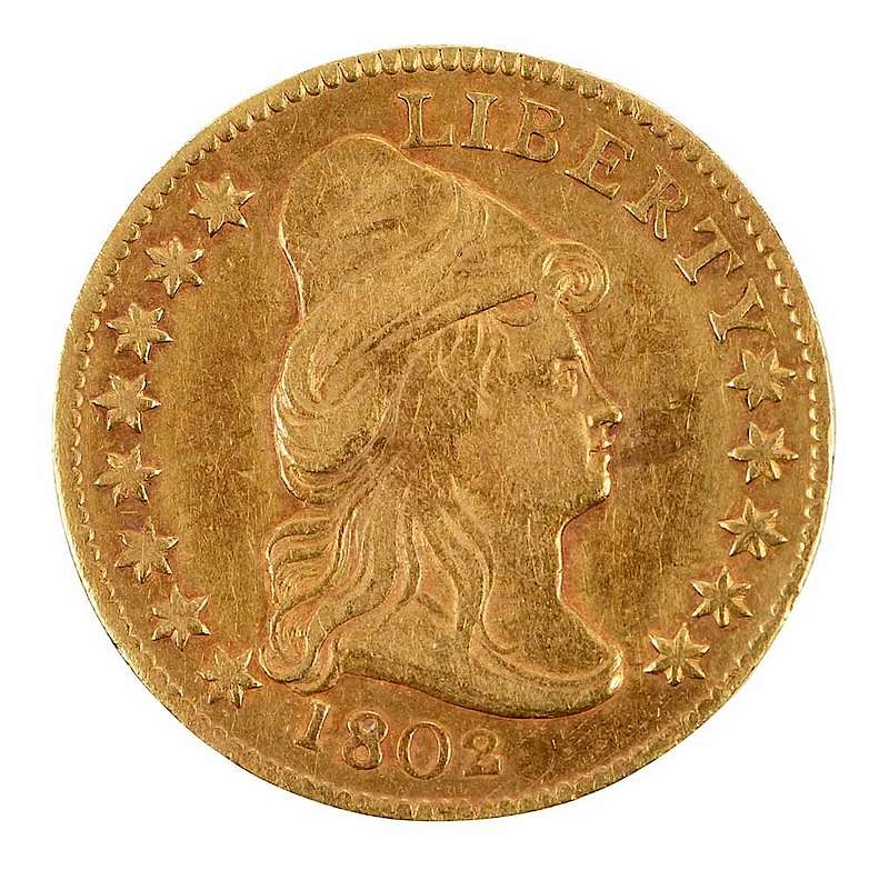 Appraisal: U S - Dollar Gold capped bust to rightProvenance Estate