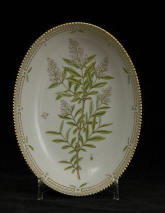 Appraisal: Royal Copenhagen 'Flora Danica' Porcelain Oval Serving Bowl x x