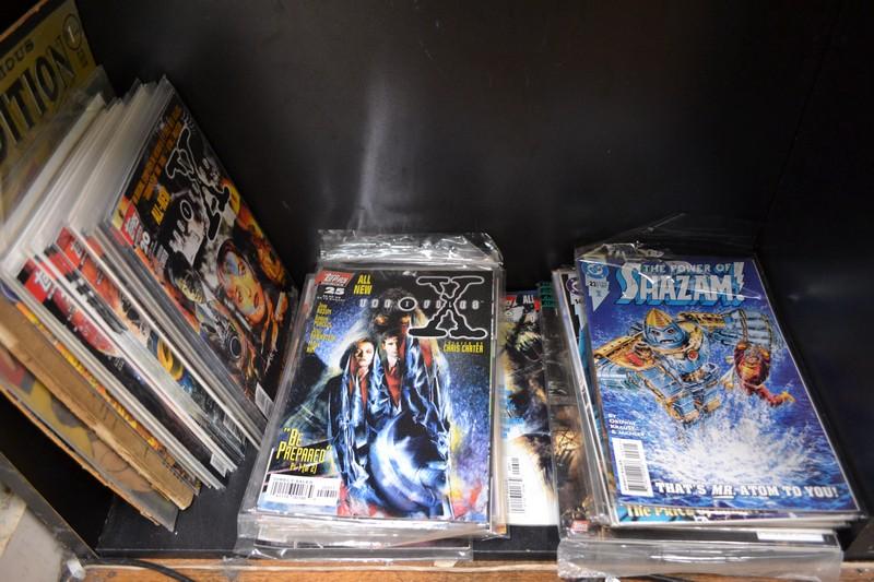 Appraisal: COLLECTION OF COMICS INCL X FILES SHAZAM WHIZ COMICS AND