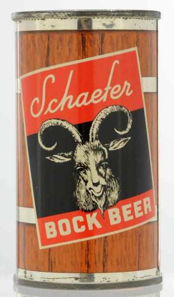 Appraisal: Schaefer Bock Flat Top Large Goat Beer Can - Very