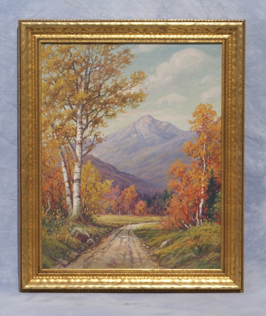 Appraisal: Harry H Howe American Maine - o c Mountain Landscape