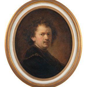 Appraisal: Dutch School th th Century Portrait of Rembrandt van Rijn