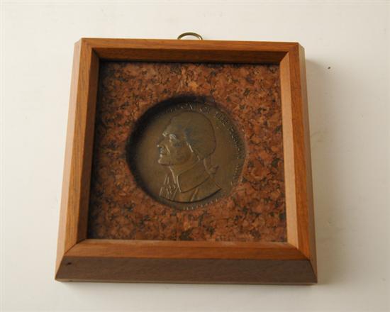 Appraisal: Bronze University of Virginia Sesquicentennial Medal - With bust of