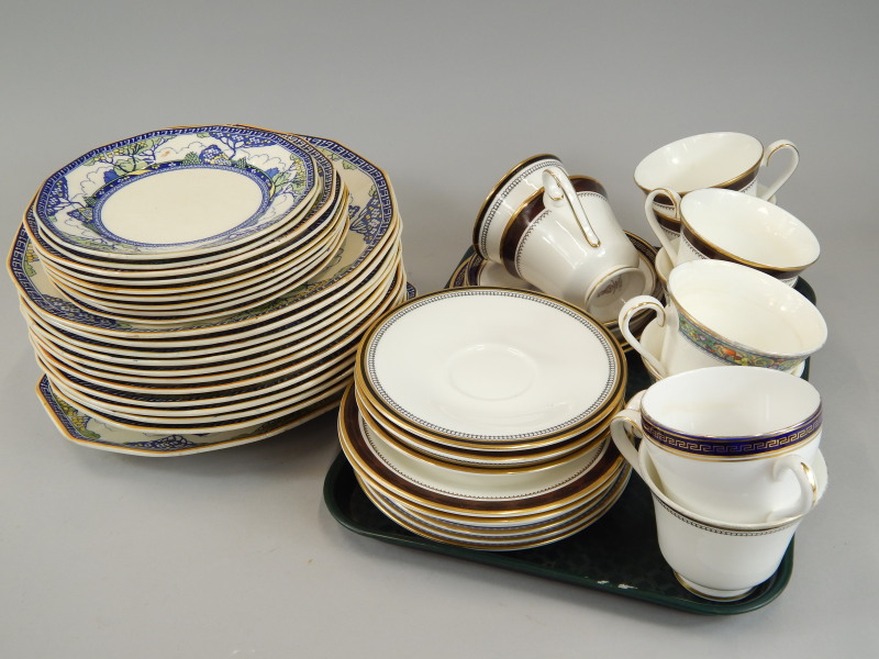 Appraisal: Miscellaneous china to include a Royal Doulton Pavanne part tea