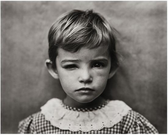 Appraisal: Sally Mann b Damaged Child Gelatin silver print Signed titled