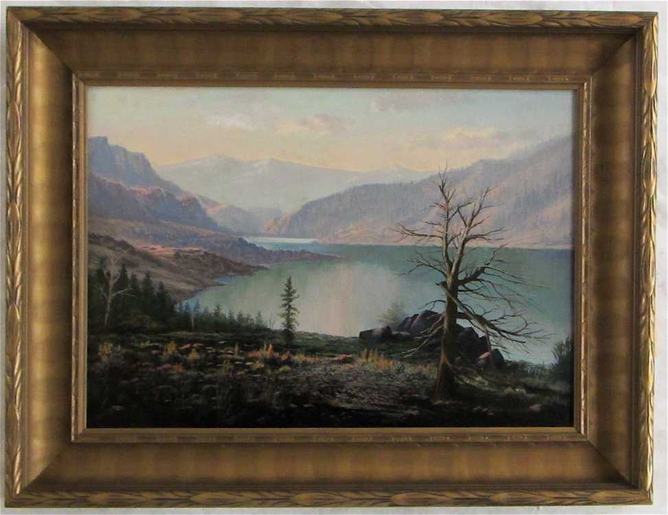 Appraisal: JULIAN EUGENE LANE OIL ON BOARD The Dalles Oregon th