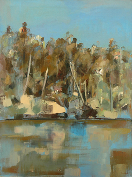 Appraisal: Jamie Boyd born Shoalhaven River oil on canvas signed 'Jamie