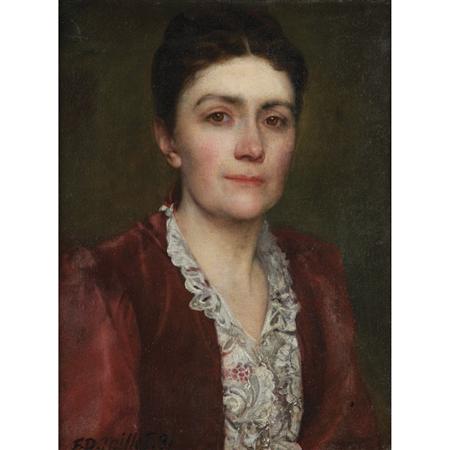 Appraisal: European American School Late th Early th Century Portrait of