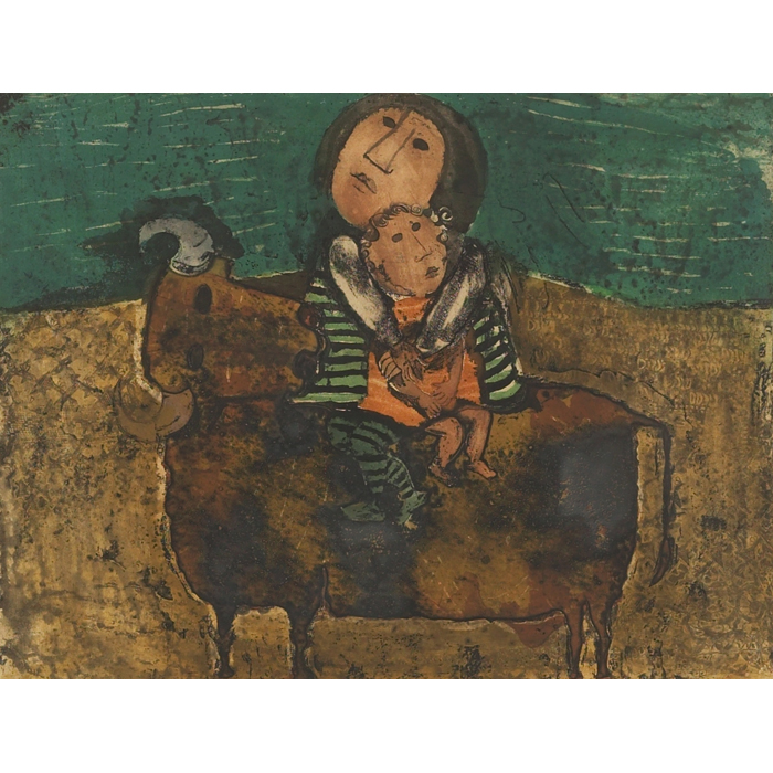 Appraisal: Graciela Rodo Boulanger Bolivian American b Mother and Child c