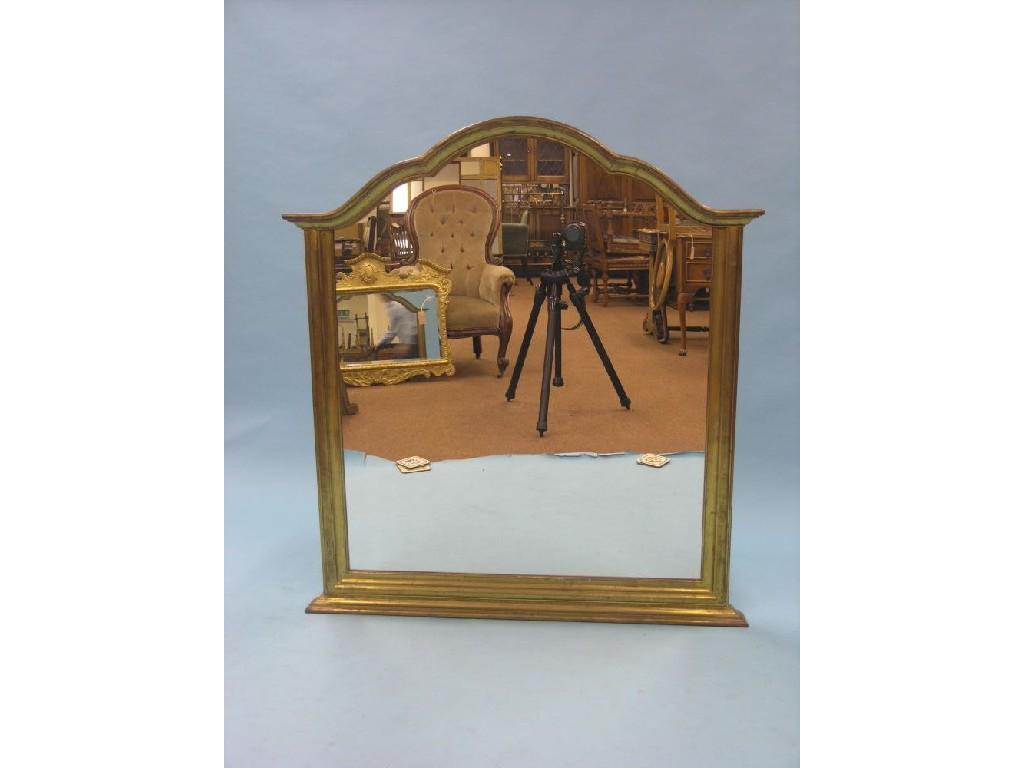 Appraisal: A Victorian-style overmantel arched-shape within gilt frame ft in high