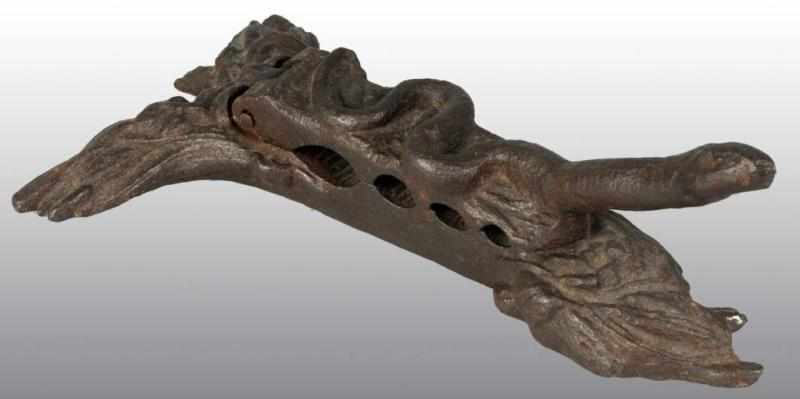 Appraisal: Cast Iron Snake Cork Press Condition Excellent Size T