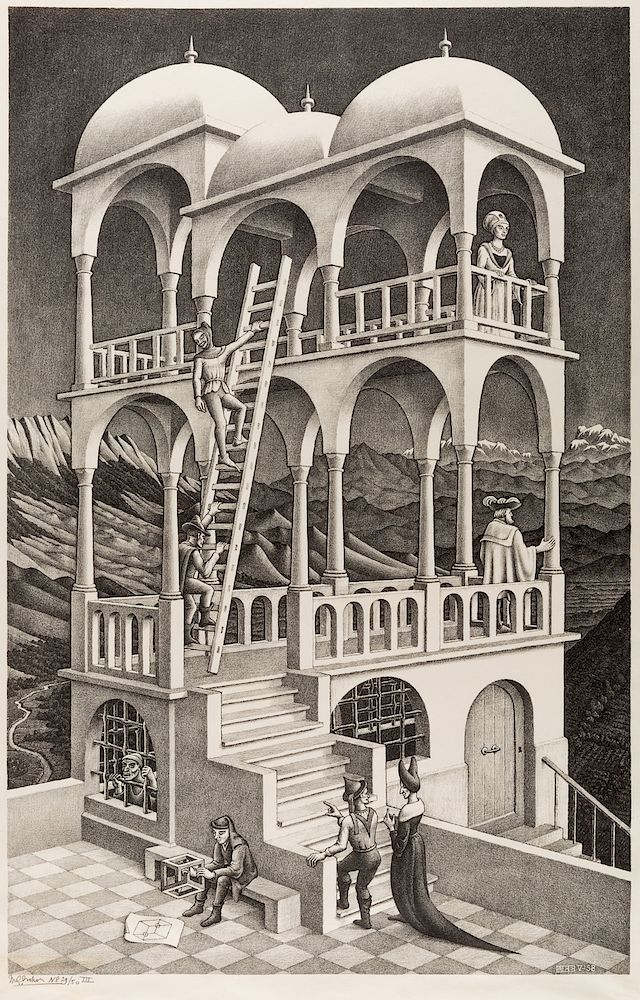 Appraisal: M C ESCHER DUTCH - M C ESCHER DUTCH -