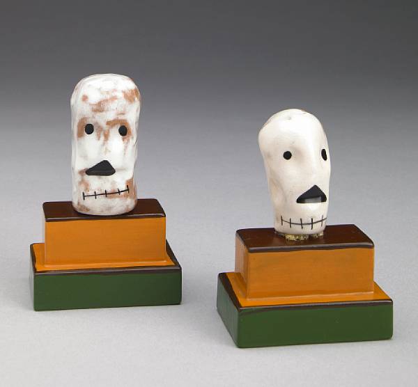 Appraisal: Ken Price American born Skulls From Happy's Curios Death Shrine