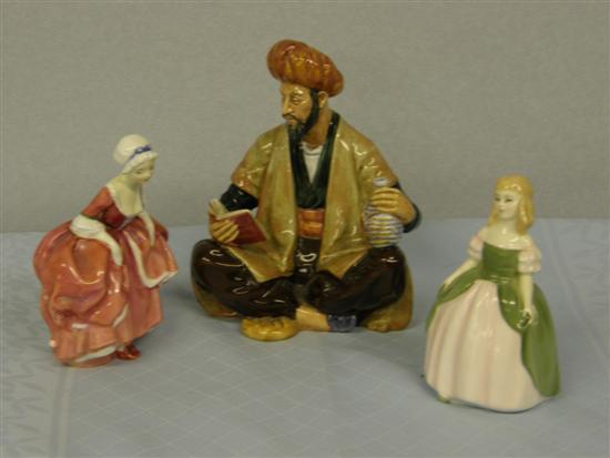 Appraisal: Three Royal Doulton figures Omar Khayyam HN Goody Two Shoes