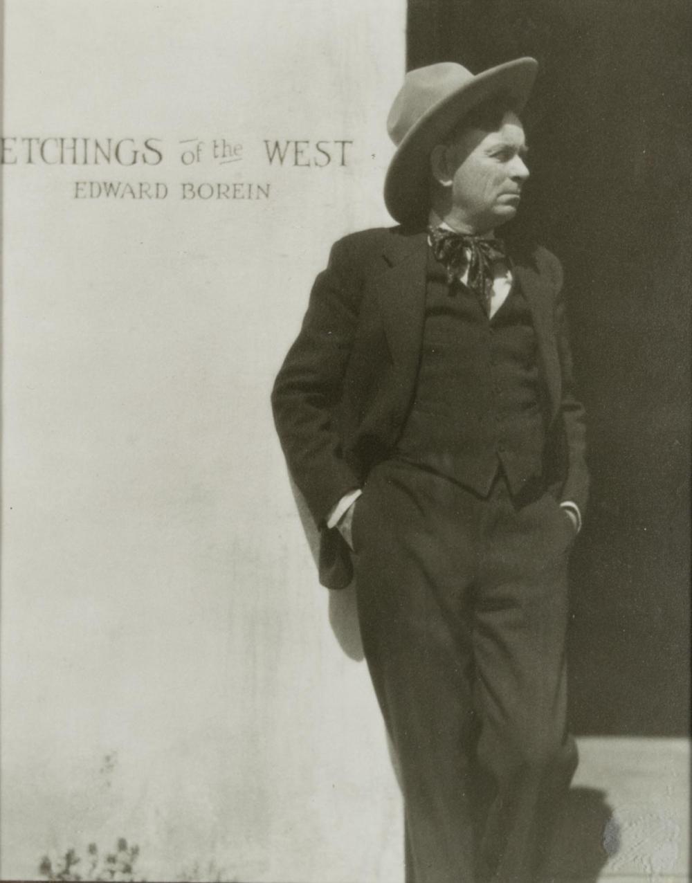 Appraisal: PHOTOGRAPH OF EDWARD BOREIN circa by Carolyn and Edwin Gledhill