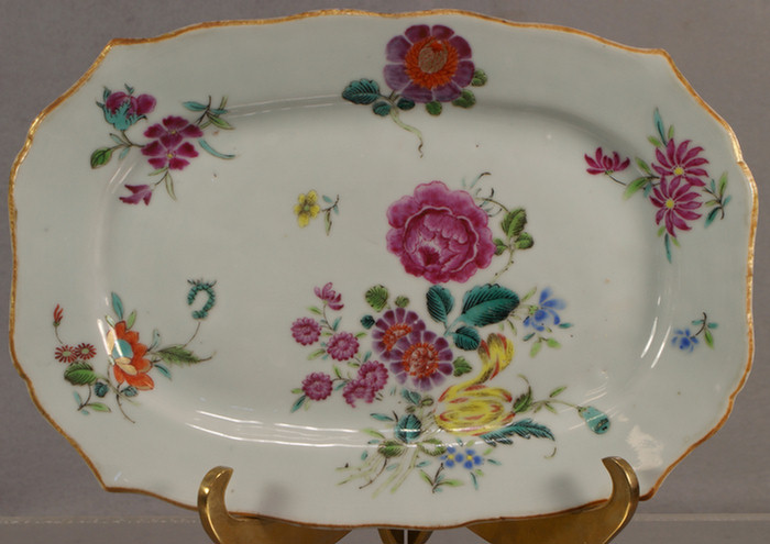 Appraisal: Chinese Export small platter beautifully painted in Famille Rose enamel