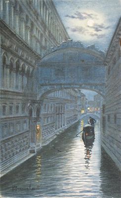 Appraisal: Alberto Trevisan Italian - Venetian scenes including The Rialto Bridge