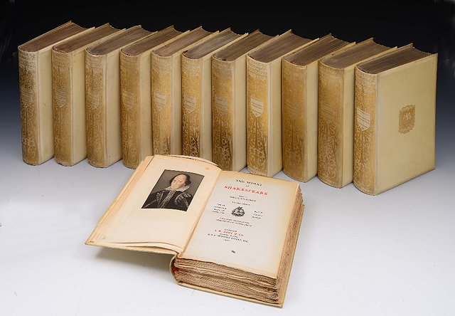 Appraisal: SHAKESPEARE William A Set of the Works The Larger Temple