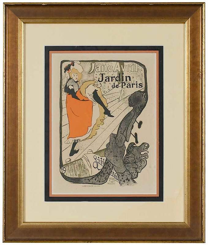 Appraisal: Henri de Toulouse-Lautrec French - Jean Avril Jardin de Paris