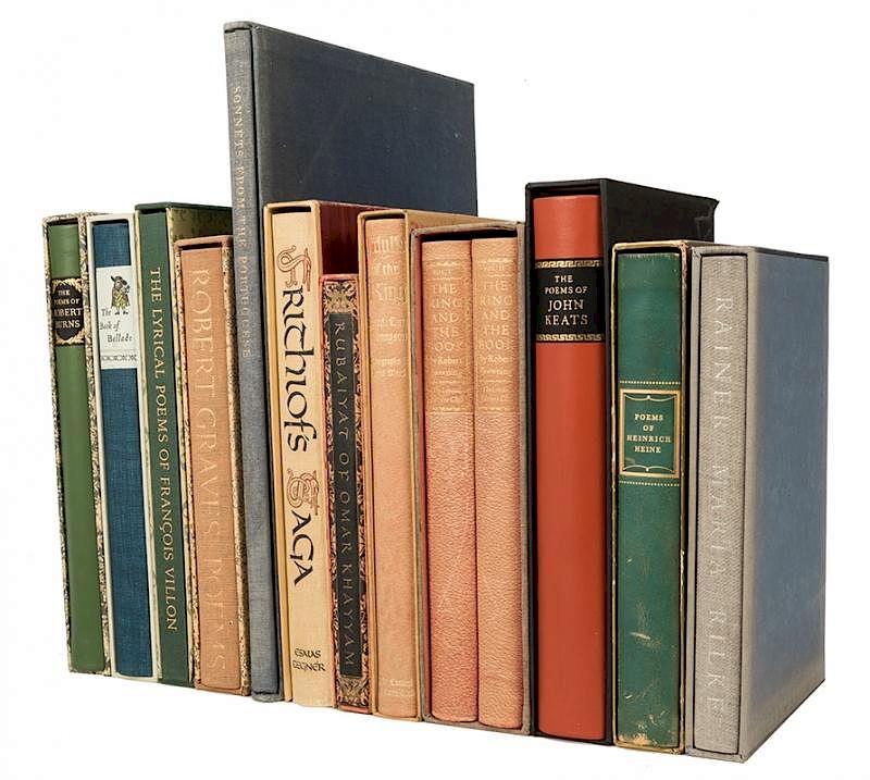 Appraisal: Group of Eleven Volumes of Poetry by The Limited Editions