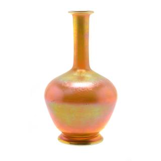 Appraisal: Tiffany Studios Favrile Stick Neck Vase Tiffany Studios Favrile Stick