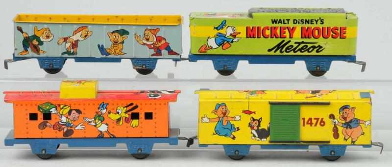 Appraisal: Marx Walt Disney Mickey Mouse Meteor Train Set Description American